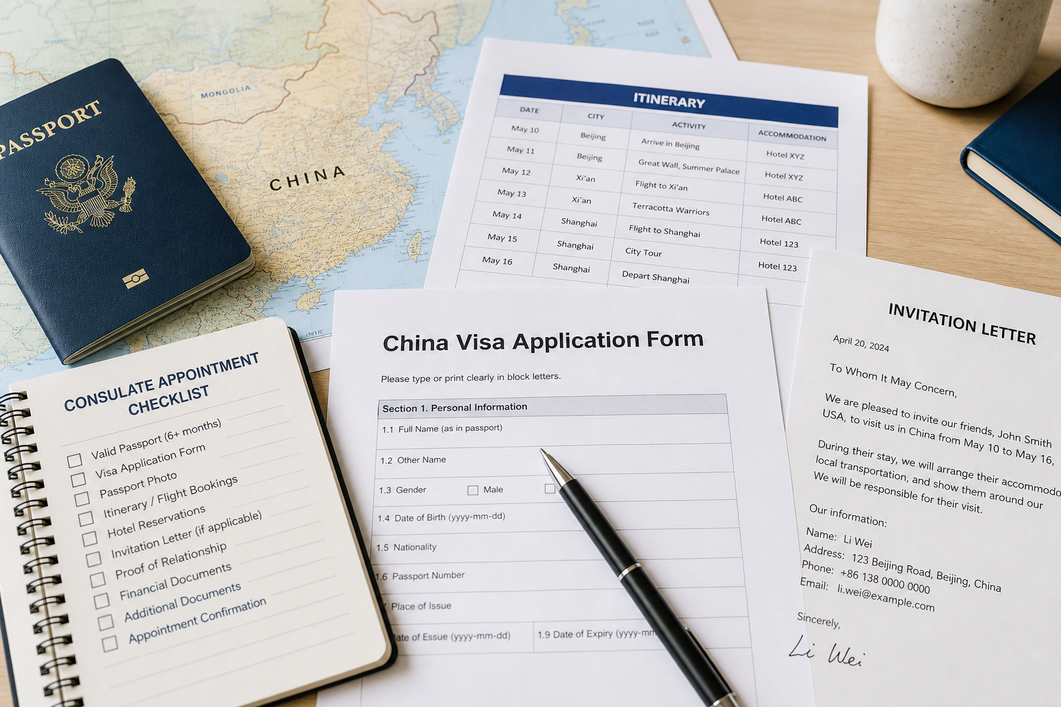 Tourist Visa Hero illustration
